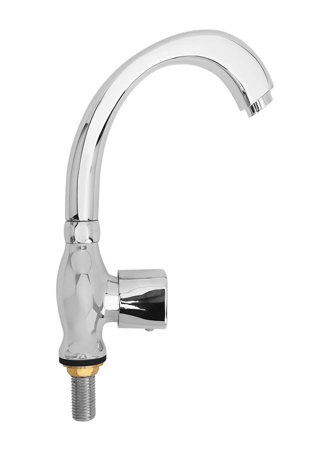 Hindware F740034CP Dove Sink Tap for Kitchen with Swivel (Deck Mounted), Brass with Chrome Finish - Image 3